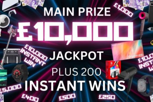 WIN £10,000 TAX FREE CASH PLUS 200 INSTANT WINS #4