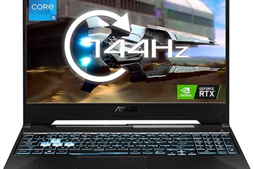 ASUS TUF F15 FX506HC 15.6" 144Hz Full HD Gaming Laptop (Intel i5-11400H, Nvidia GeForce RTX 3050, 8GB RAM, 512GB SSD, Windows 11)