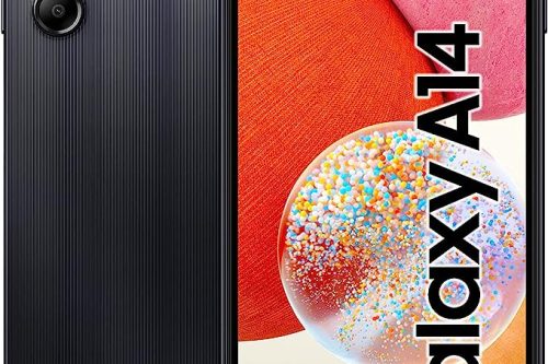 Samsung Galaxy A14 Mobile Phone 6.6 Inch Infinity-V screen 64GB Sim Free Smartphone, Black