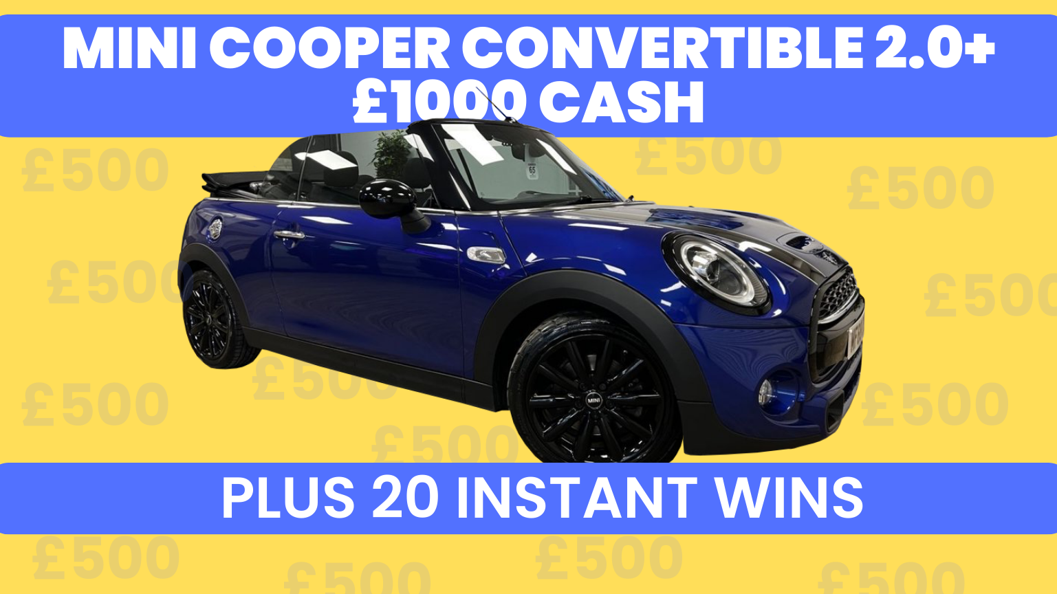 WIN MINI CONVERTIBLE 2.0 COOPER S 2d 190 BHP AND 1000 CASH 20