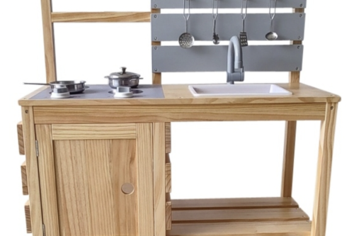 MIDDAY AUTO WIN - Wooden Mud Kitchen with accessories - 20/07