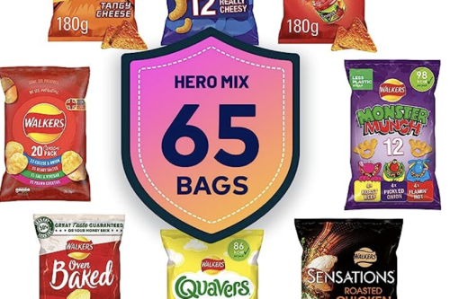 AFTERNOON AUTO WIN - **5 WINNERS** Walkers Crisps Variety Mixed Snacks 65 Bags - 06/08