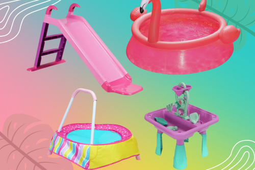 MIDDAY AUTO WIN - KIDS SUMMER GARDEN BUNDLE - PINK - 02/08