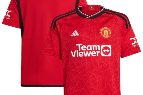 Manchester United adidas Home Shirt 2023-24 - Kids