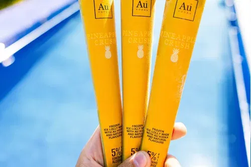 EVENING AUTO WIN - 44 x  AU VODKA PINEAPPLE CRUSH ICE LOLLIES - 19/07