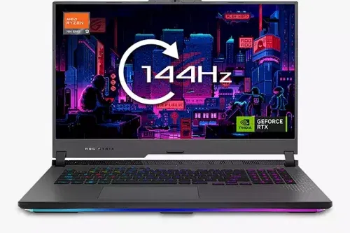 ASUS ROG Strix G17 Gaming Laptop, AMD Ryzen 9 Processor, 16GB RAM, RTX 4060, 1TB SSD, 17.3" Full HD, Grey