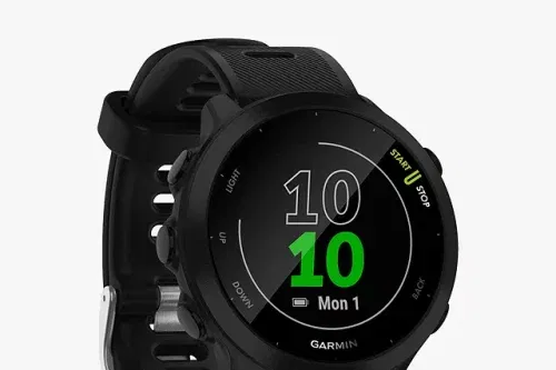 AUTO WIN - Garmin Forerunner 55, GPS, Running Smartwatch, Black - 02/09