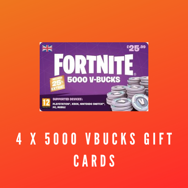 5000 Fortnite V-Bucks Gift Card