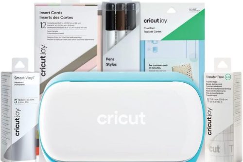 AUTO WIN-Cricut Joy | Compact Smart Cutting Machine Starter Bundle, Black