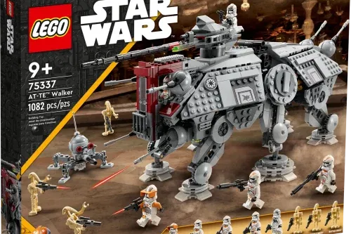 AUTO WIN - LEGO Star Wars 75337 AT-TE Walker Set with Droid Figures - 10/09