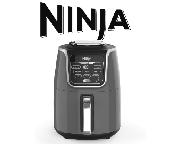 Ninja AF160UK Max Air Fryer, Grey Competition Fox