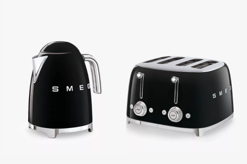 Smeg Kettle and Toaster Set – Black