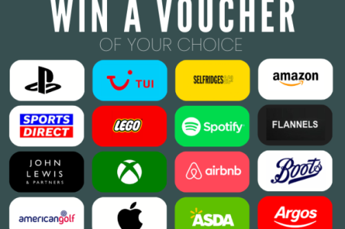 PICK A £1000 VOUCHER OF YOUR CHOICE
