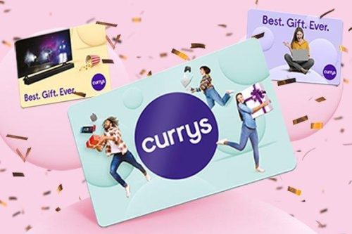 AUTO WIN - WIN A £500 CURRYS GIFT VOUCHER - 18/08