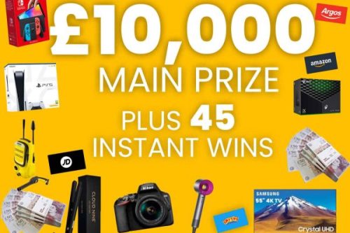 WIN £10,000 JACKPOT PLUS 45 INSTANT WINS UP FOR GRABS #5