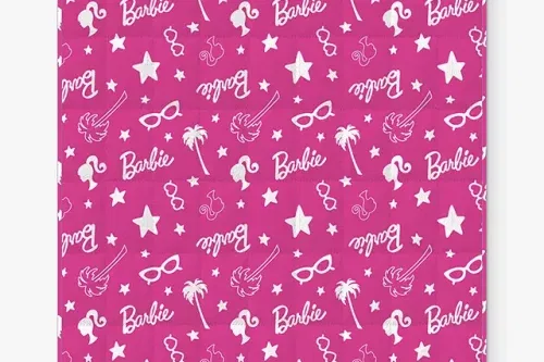 AUTO WIN - Barbie Weighted Blanket, Pink/Multi, 3kg - 17/09