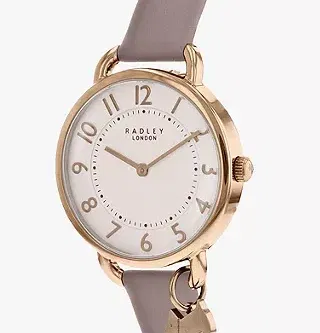 AUTO WIN - Radley RY2544 Women's Southwark Park Leather Strap Watch, Blush/White 05/10