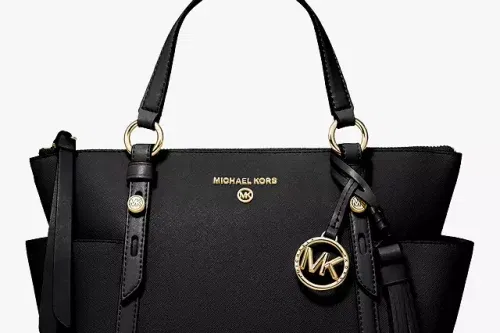MICHAEL Michael Kors Sullivan Leather Tote Bag, Black