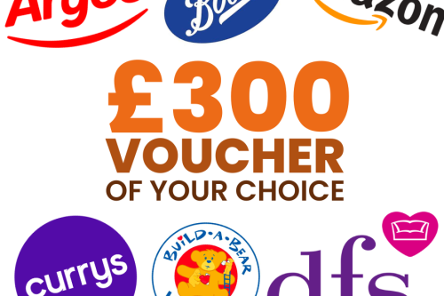 £300 PICK A VOUCHER