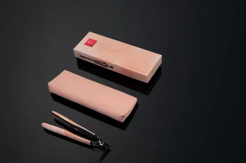 AUTO WIN-GHD PLATINUM+ HAIR STRAIGHTENER IN PINK PEACH