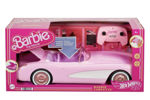 AUTO WIN - Barbie The Movie Hot Wheels Remote Control Barbie Corvette Car - 30/09
