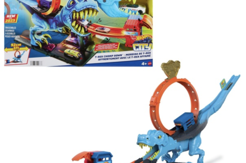 QUICK - AUTO WIN - Hot Wheels City T-Rex Chomp Down Playset - 22/09
