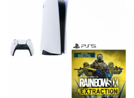 PLAYSTATION 5 CONSOLE + RAINBOW 6 EXTRACTION: STANDARD EDITION - 13/09