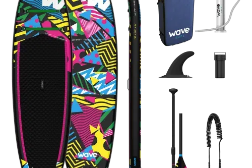WAVES PADDLE BOARD-WHAT THE SUP/11FT
