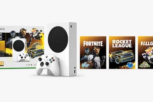 Microsoft Xbox Series S Digital Edition Console, 512GB, with Fortnite, Fall Guys & Rocket League Bundle