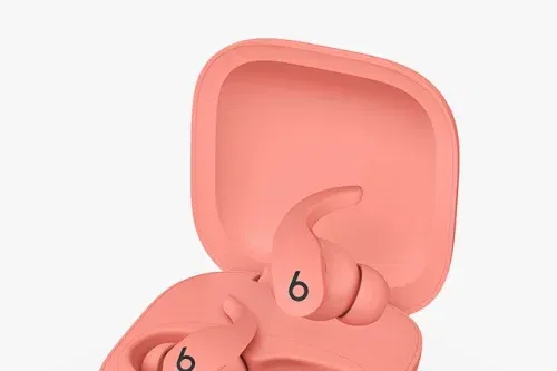 Beats Fit Pro True Wireless Bluetooth In-Ear Sport Headphones with Active Noise Cancelling, Coral Pink - 19/10