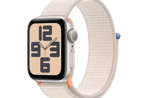 AUTO WIN-Apple Watch SE (2023) GPS, 40mm, Sport Loop, One Size, Starlight