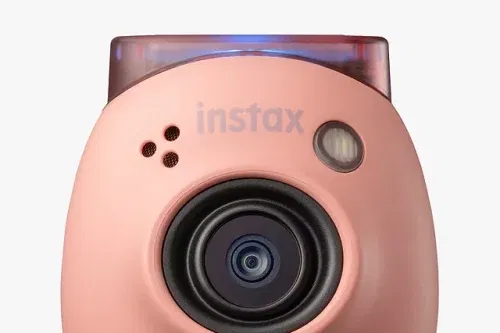 AUTO WIN - Fujifilm Instax Pal Digital Camera with Built-In Flash & Multi-Use Detachable Ring, Powder Pink