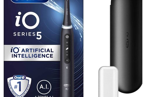 Oral-B iO5 Black Electric Toothbrush Designed By Braun - 02/11