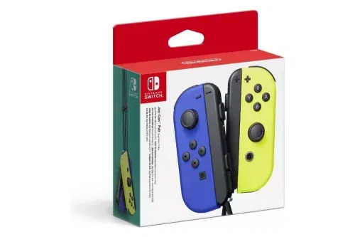 AUTO WIN - Nintendo Switch Joy-Con Controller Pair - Blue & Neon Yellow