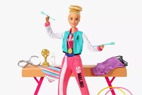 auto win-Barbie You Can Be Anything Gymnast Doll