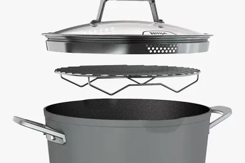 AUTO WIN-NINJA FOODI ZEROSTICK FORGED ALUMINIUM NON-STICK 8-IN-1 POSSIBLEPOT, 27CM