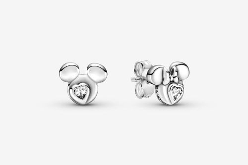 AUTO WIN - Pandora Disney Mickey Mouse & Minnie Mouse Silhouette Stud Earrings - 22/10