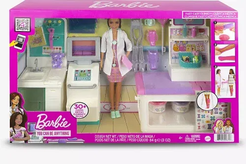 AUTO WIN - BARBIE Fast Cast Clinic playset 30cm - 24/10
