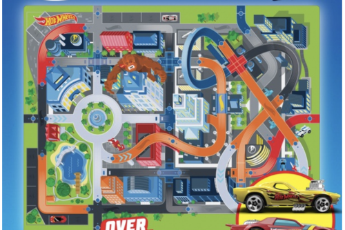 AUTO WIN - Hot Wheels Jumbo Mega Mat & Car Pack - 05/10