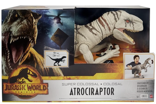 AUTO WIN - Jurassic World Dominion Large Dinsoaur Toy, Super Colossal Atrociraptor - 11/10