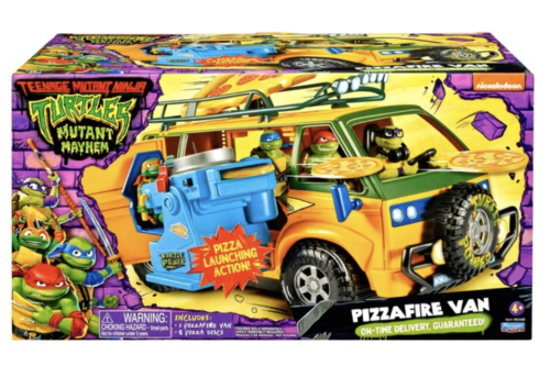 AUTO WIN - Teenage Mutant Ninja Turtles Mutant Mayhem - Pizza Fire Delivery Van Playset - 20/10