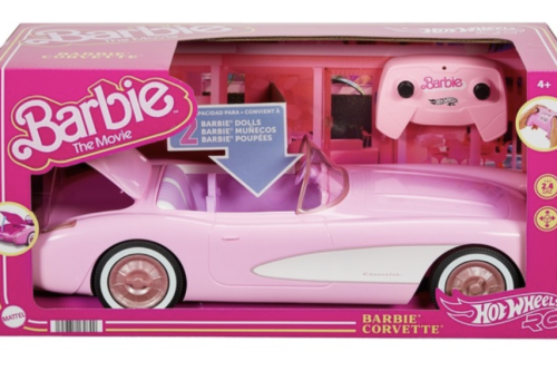 AUTO WIN - Barbie The Movie Hot Wheels Remote Control Barbie Corvette Car - 30/10