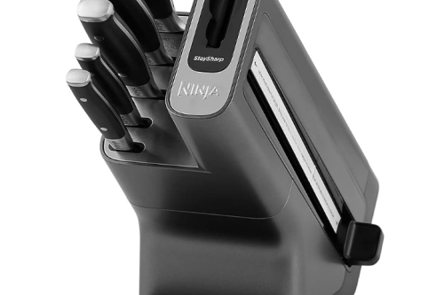 Ninja Foodi StaySharp Knife Block with Integrated Sharpener, 5-Piece Knife Set - 02/11