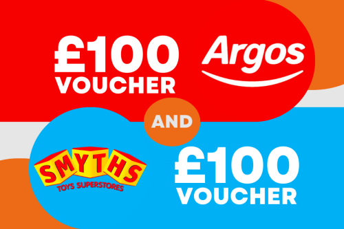 AUTO WIN - WIN A £100 SMYTHS & £100 ARGOS GIFT CARD - 21/10