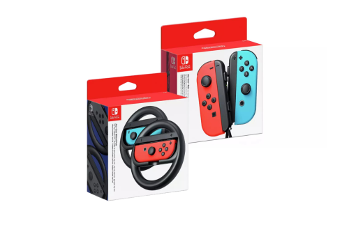 AUTO WIN - NINTENDO SWITCH JOY CONS AND WHEEL PAIR