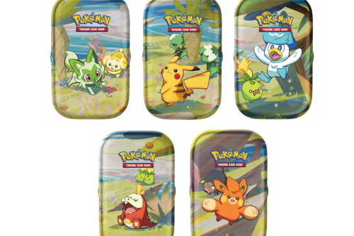 AUTO WIN - Pokémon Trading Card Game Paldea Mini Tins X 5