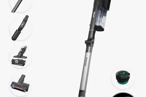 Shark Stratos Cordless Stick Vacuum Cleaner with Anti Hair Wrap Plus & Clean Sense IQ, Mid Grey