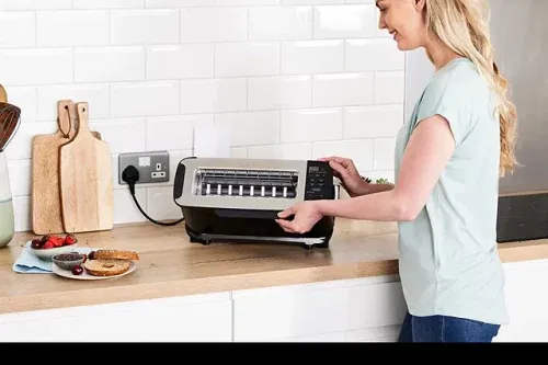 AUTO WIN - Ninja ST200UK Foodi 3-in-1 Toaster, Grill & Panini Press, Black - 17/11