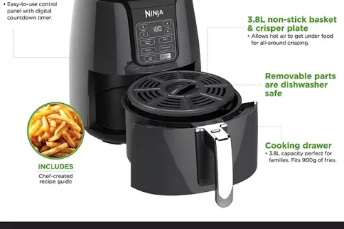 MORNING AUTO WIN - Ninja AF100UK Air Fryer, Grey - 06/11