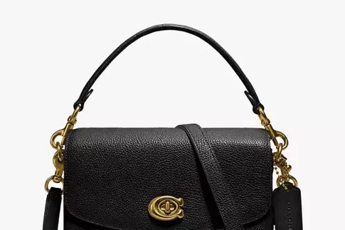 AUTO WIN-Coach Cassie 19 Leather Cross Body Bag, Black